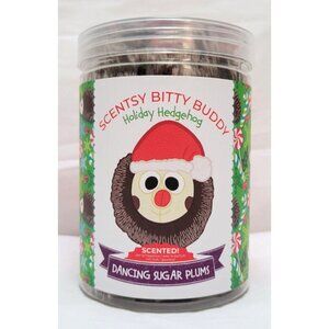 NEW Scentsy Bitty Buddy - Holiday Hedgehog - Scented Dancing Sugar Plum
